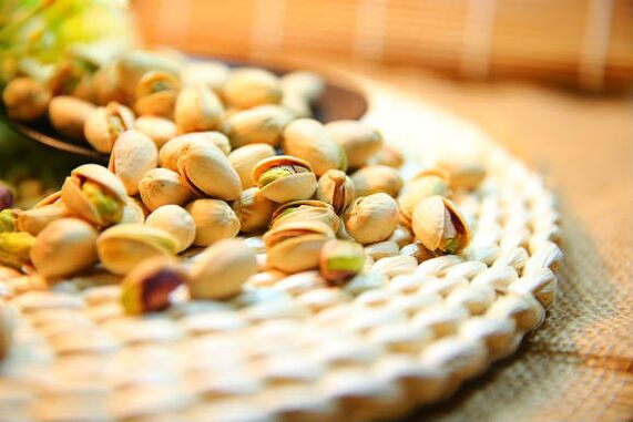 pistachios សម្រាប់ថាមពល